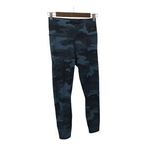 3/$15 Fabletics powerhold charcoal blue camouflage print athletic leggings